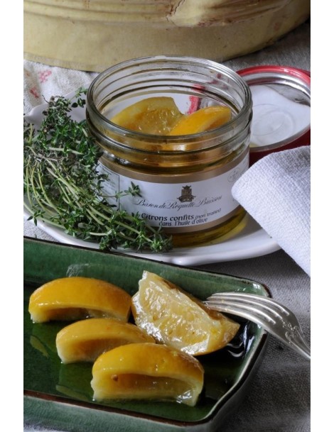 Citrons confits dans l'huile d'olive