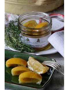 Citrons confits dans l'huile d'olive