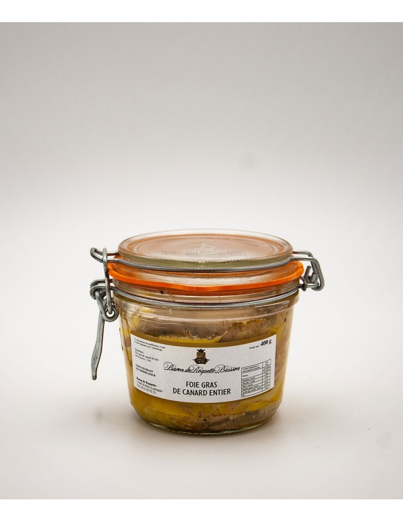 Foie gras de Canard entier - 400g