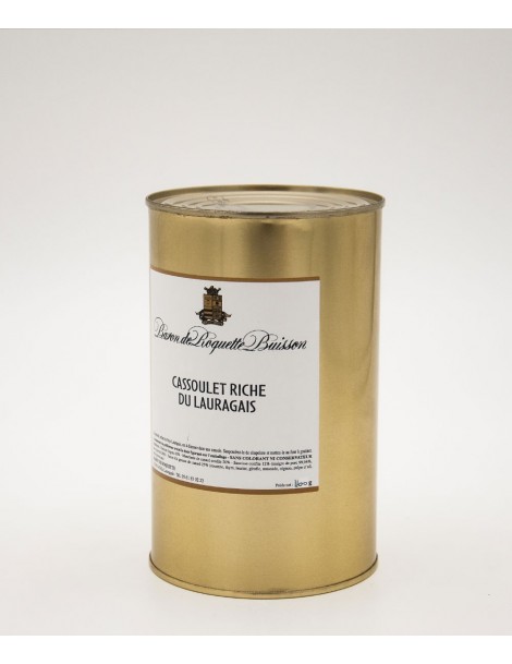 Cassoulet du Lauragais "RICHE" - Boîte 1100g